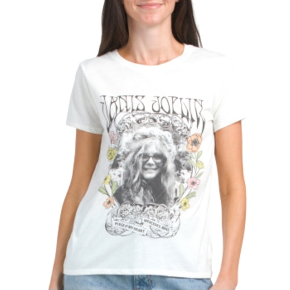 Lucky Brand 🍀Janis Joplin Cream T-Shirt